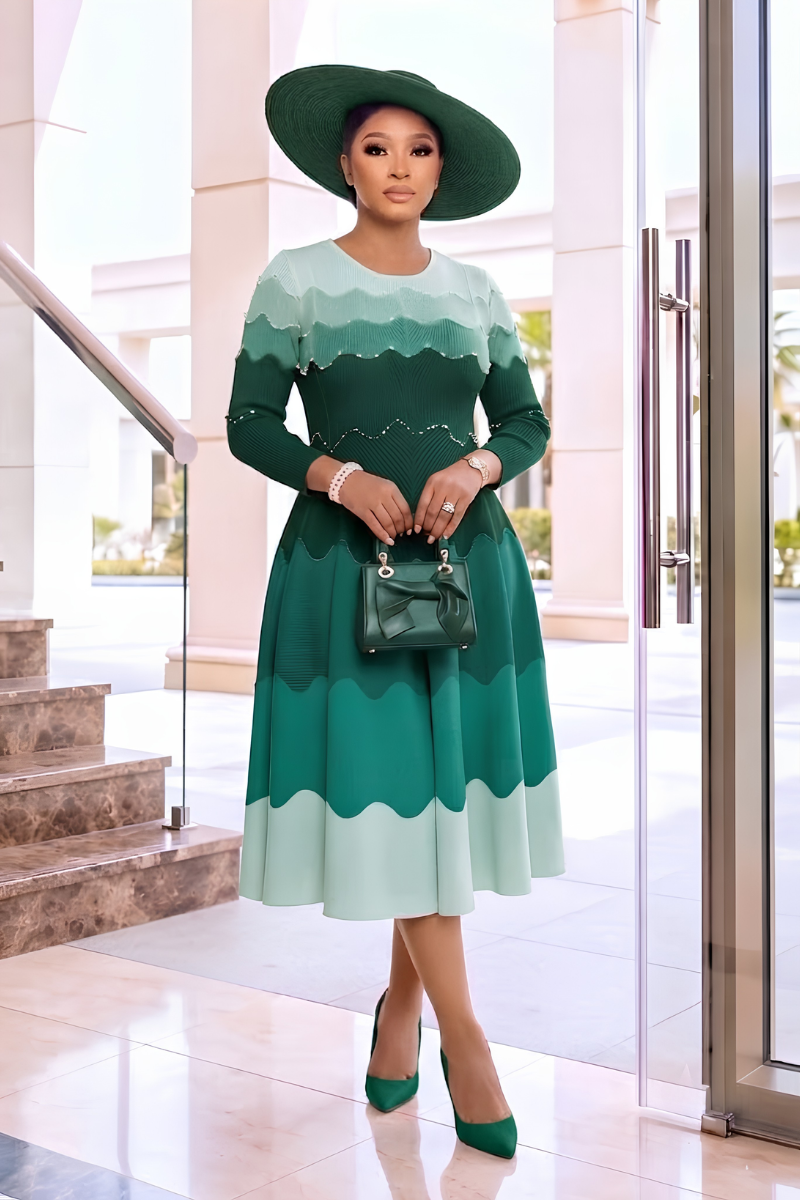 The Sunday Bounce Dress™ — Pearl Edition